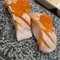 Salmon Belly Ikura Nigiri Sushi